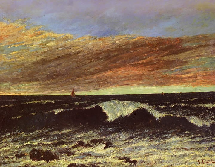 Gustave Courbet The Wave 1